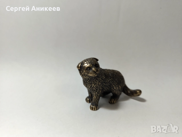 Бронзова статуетка "Котка", снимка 4 - Колекции - 51527286