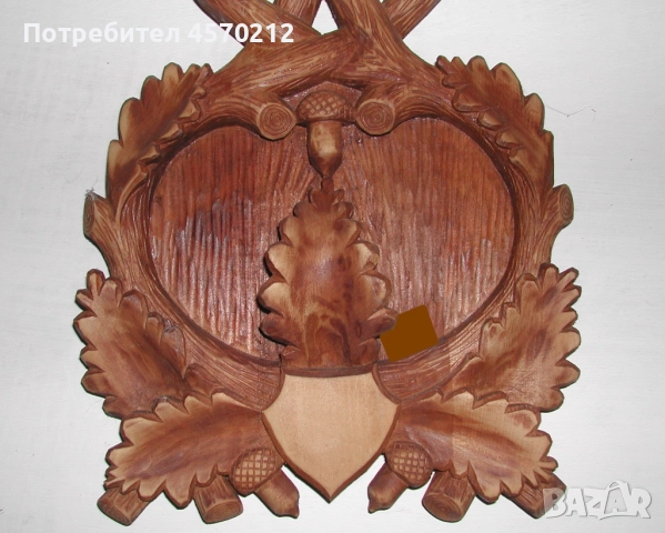 Поставка за трофей от диво прасе, Дървена поставка за трофей, Дъска за трофей от глиган, снимка 13 - Декорация за дома - 52140889