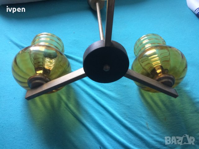 Полилей 3-ка - стар - метал - работещ, снимка 4 - Полилеи - 38307602