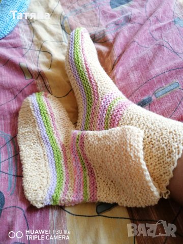 Ръчно плетени чорапи , снимка 9 - Други - 38096511