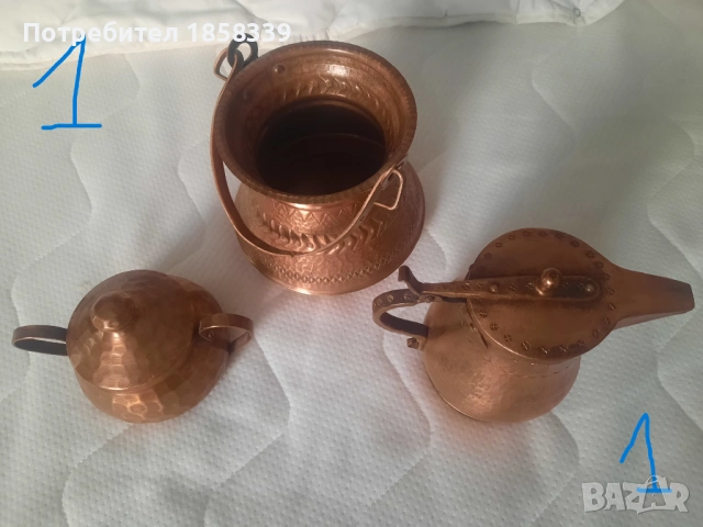 Медни съдове за декорация или използване по предназначение, снимка 2 - Декорация за дома - 40866038