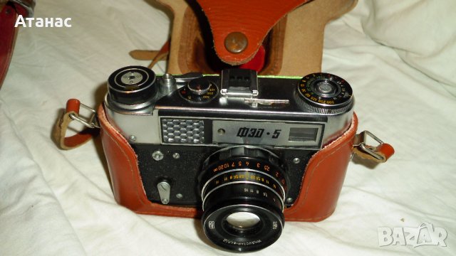 Фотоапарати КИЕВ   ФЕД 5  СМЕНА 8М  - 3бр, снимка 5 - Фотоапарати - 40287566