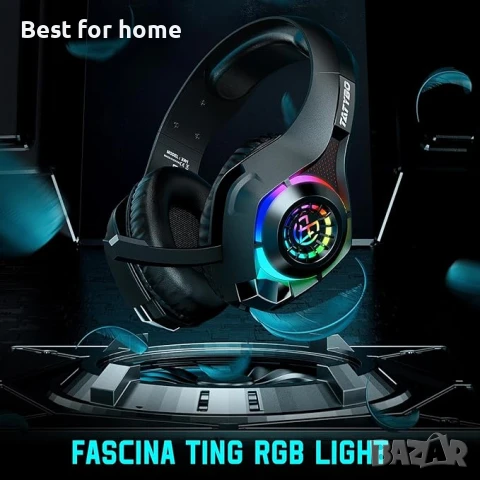 Геймърски слушалки Tatybo за PS4 PS5 Xbox One PC, снимка 3 - Аксесоари - 50503240