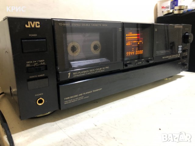 JVC TD-W901 / HIGH END Stereo Dual Cassette deck, снимка 4 - Декове - 28424878