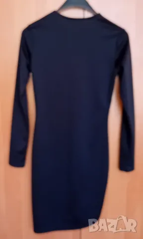 Асиметрична рокля НМ с връзки на деколтето, снимка 10 - Рокли - 47643877