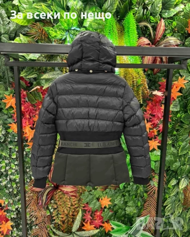Elisabetta Franchi Дамско Оригинално Зимно Яке Елизабет Франчи - 2 Налични Цвята Код A1147, снимка 5 - Якета - 52433050