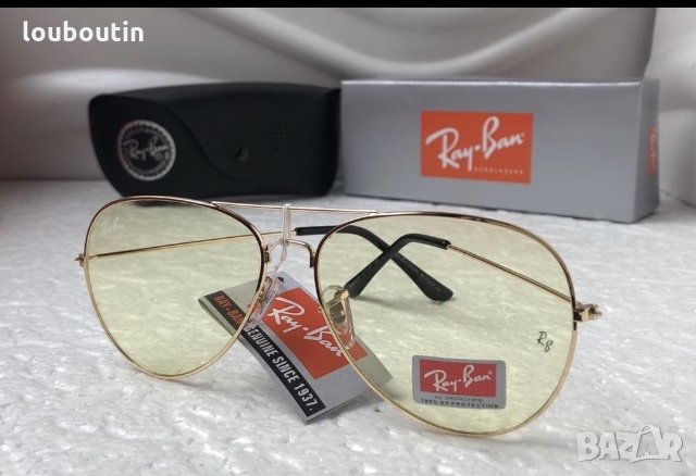Ray-Ban RB 3026  прозрачни слънчеви очила Рей-Бан авиатор, снимка 10 - Слънчеви и диоптрични очила - 28365719