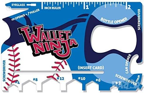 18в1 Multitool Ninja Wallet мултифункционална джобна отвертка, снимка 9 - Подаръци за мъже - 40144974