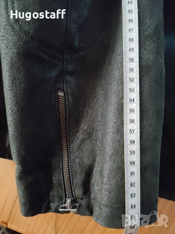 Винтидж Мъжко кожено яке моторджиско Cafe Racer Clockhouse Xl, снимка 9 - Якета - 52859627