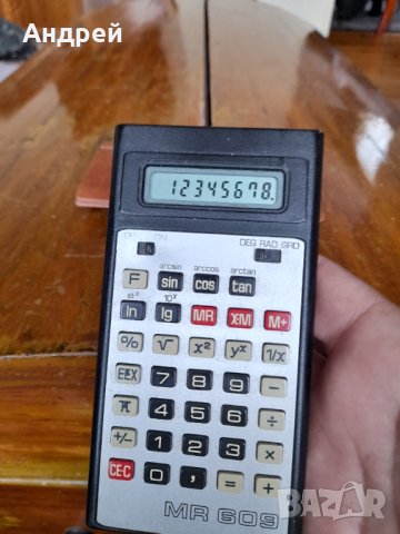 Стар калкулатор MR 609, снимка 5 - Други ценни предмети - 37034524