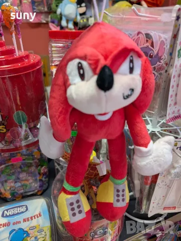 Плюшена играчка Соник червен