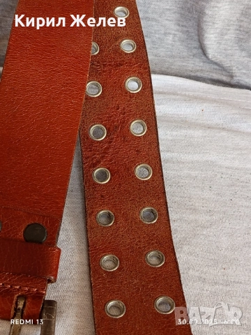 Дамски кожен колан HANDMADE KAMPARA много красив стилен дизайн 46239, снимка 4 - Колани - 51892887