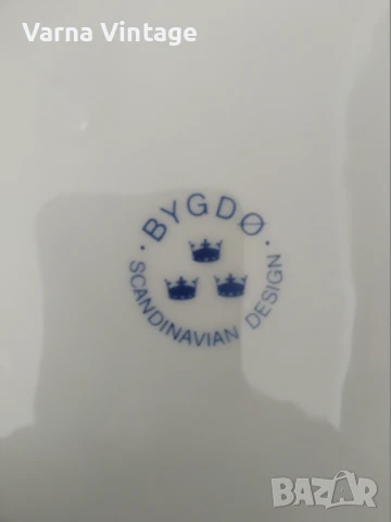 Колекционерска порцеланова чиния Örebro. Bygdö Scandinavian Design Швеция., снимка 4 - Колекции - 50797640