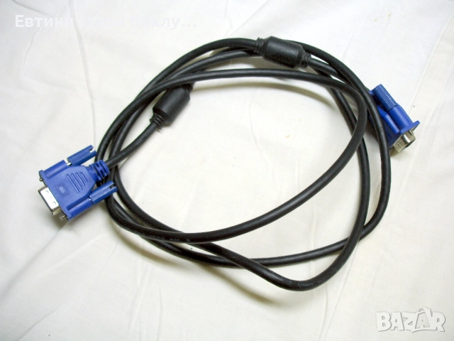 Кабел за монитор VGA - VGA, черен, 1,80 m., снимка 6 - Кабели и адаптери - 52595414