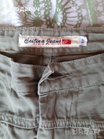 Зелен панталон с джобове , снимка 3 - Къси панталони и бермуди - 28307696