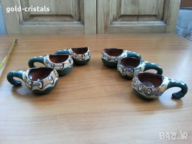 Керамични кратунки чаши чашки , снимка 3 - Антикварни и старинни предмети - 34728098