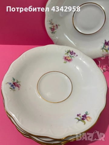 Kahla.Germany.1960-те. Порцеланови чинийки.