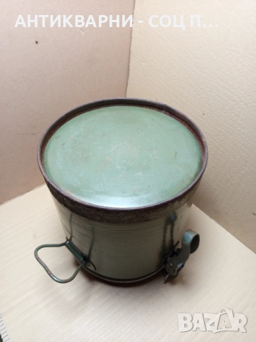 Соц Стара Военна Термо Бака 10лт., снимка 6 - Антикварни и старинни предмети - 51643823