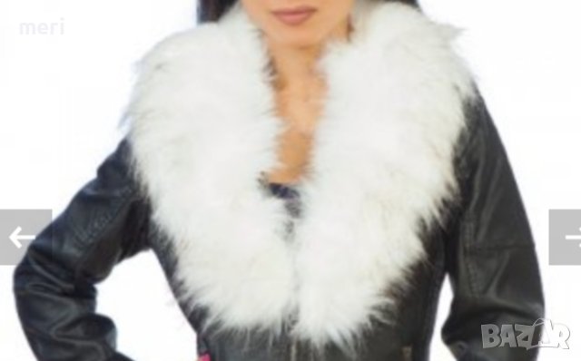 ПОДАРЪК, кожена ека от зайче, ако се закупи палто от другите ми обяви , снимка 2 - Палта, манта - 40135370