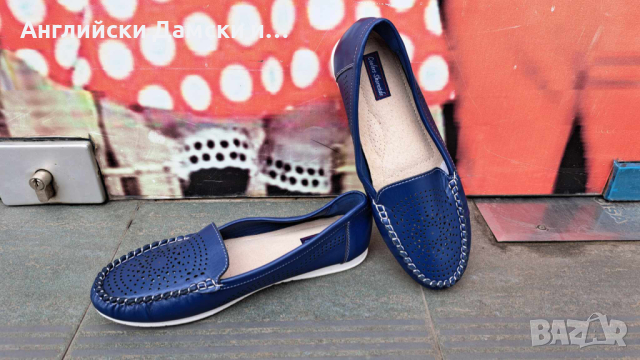 Английски дамски мокасини 