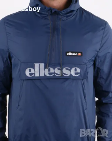 Ellesse Berto Rain Jacket Navy - страхотна мъжка ветровка М, снимка 2 - Якета - 47261633