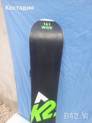 Сноуборд K2 161см.WIDE с автомати, снимка 8 - Зимни спортове - 53422986
