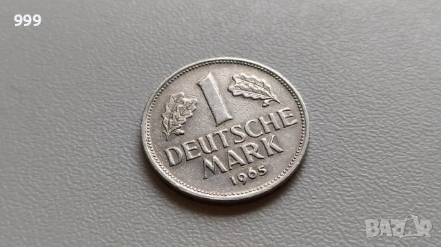 1 марка 1956, 1959, 1965, 1967, 1994 - Германия, снимка 6 - Нумизматика и бонистика - 36805005