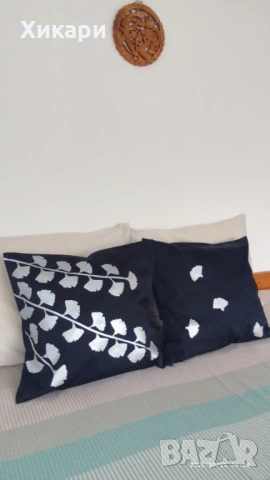 Ръчно рисувани декоративни калъфки от сатениран памук, снимка 16 - Декорация за дома - 50786415