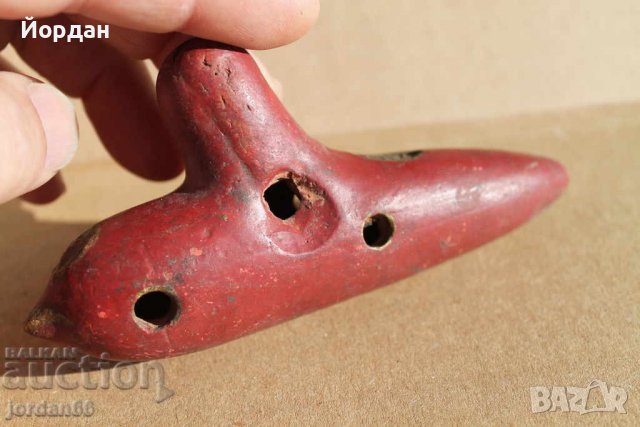 Детска керамична свирка/с печат на майстора/, снимка 6 - Антикварни и старинни предмети - 38647238