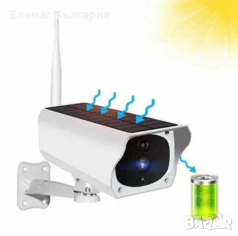 СУПЕР ПРОМОЦИЯ Соларна безжична WIFI Камера FULL HD външен монтаж IP65, снимка 6 - Други - 39710800