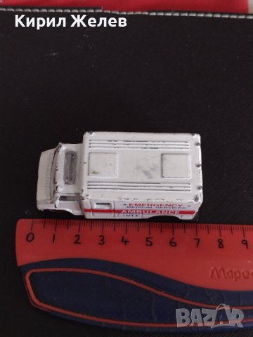 Метална количка MADE IN CHINA стара рядка линейка за КОЛЕКЦИЯ ДЕКОРАЦИЯ 37677, снимка 9 - Колекции - 40704856