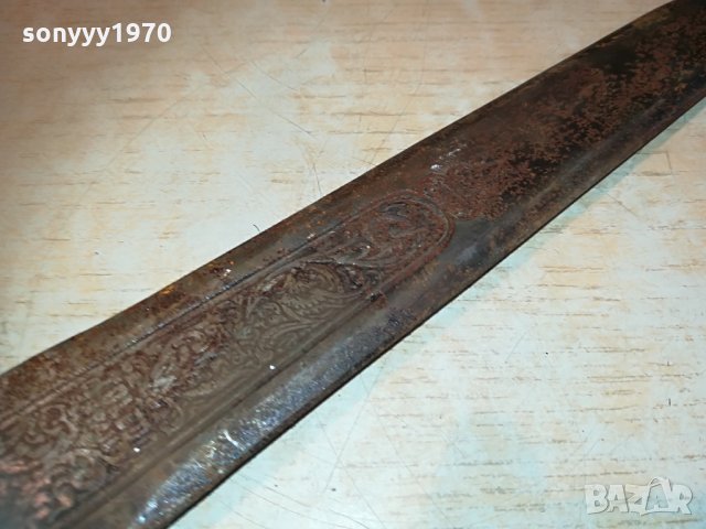 меч/сабя/нож-ретро колекция-43см-антика-германия 0305211410, снимка 9 - Антикварни и старинни предмети - 32747787