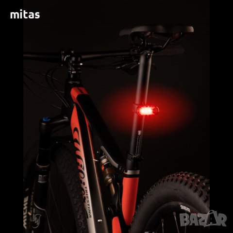 Задна светлина за велосипед PILL 12LM, 3 x LED, USB, снимка 3 - Аксесоари за велосипеди - 40703913