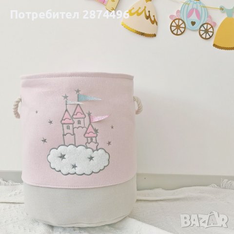 3235 Голям детски кош за играчки и текстил за момичета, снимка 9 - Други - 36735406