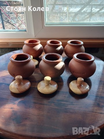 малки глинени гърнета. , снимка 5 - Форми - 43803616