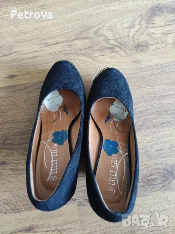 Черни платформи , снимка 5 - Дамски елегантни обувки - 47338828