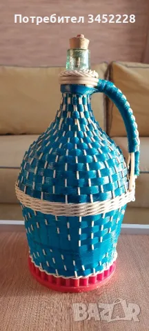 дамаджана плетена ретро височина 35см , снимка 1