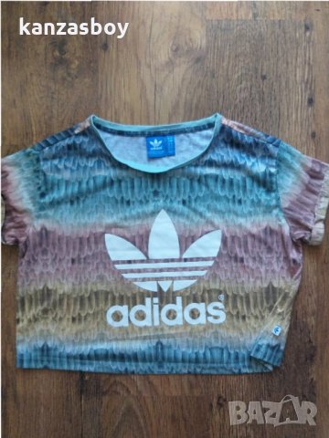 Adidas Menire Cropped Logo,Multicolor - страхотна дамска тениска, снимка 5 - Тениски - 32831012