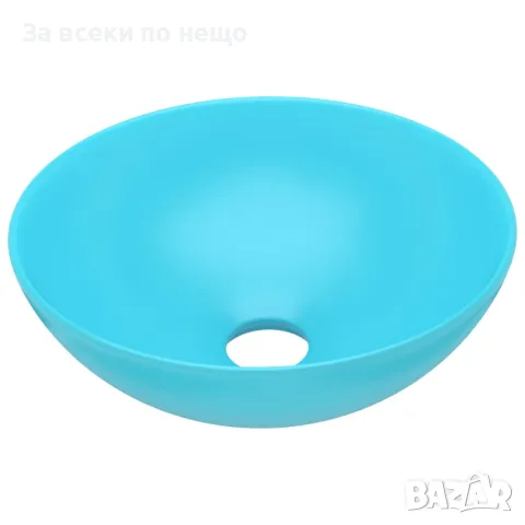 Керамична мивка за баня, светлозелена, кръгла Код P213