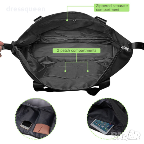 4195 Джобна сгъваема пътна чанта, удобна за ежедневна употреба, като ръчен багаж по време на пътуван, снимка 7 - Други - 44908829