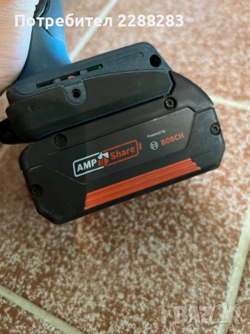 Безчетков акумулаторен гайковерт импакт Бош Bosch GDX 18V-210 C + 5А, снимка 5 - Винтоверти - 53571279