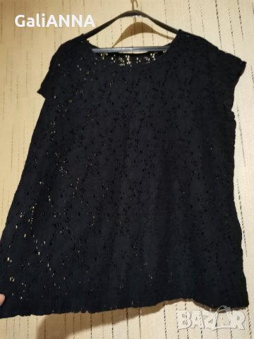 ДАНТЕЛЕНА БЛУЗКА МАКСИ РАЗМЕР 2XL, снимка 4 - Тениски - 32949029