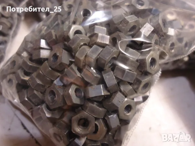 гайки 4 и 5мм - на килограм, снимка 2 - Други машини и части - 49071413
