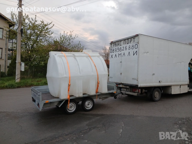 Туристическо ремарке под наем за UTV,ATV, АТВ,УТВ платформа под наем,бус под наем София,хамали София, снимка 2 - Хамалски услуги - 51186003