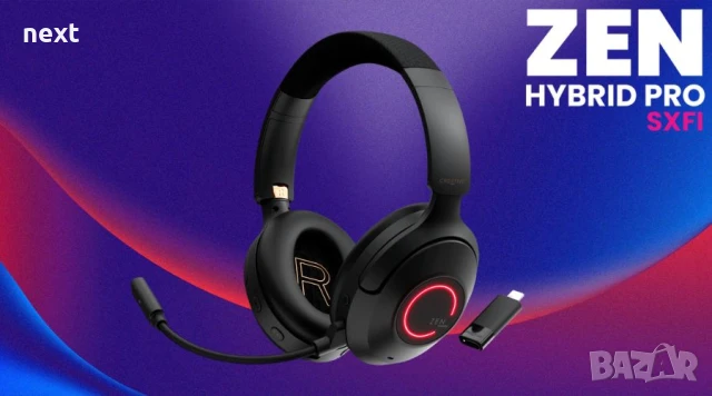 Безжични слушалки Creative Zen Hybrid Pro SXFI + гаранция, снимка 2 - Слушалки и портативни колонки - 50711948
