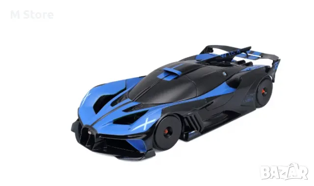 МЕТАЛНА КОЛА 1:24 Bugatti със звуци и светлини , снимка 2 - Коли, камиони, мотори, писти - 48045119