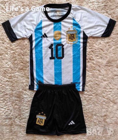 Детско - юношески футболен екип Аржентина Меси Argentina Messi 