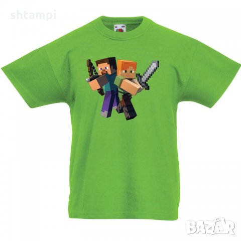 Детска тениска майнкрафт Minecraft 6, снимка 3 - Детски тениски и потници - 32938748