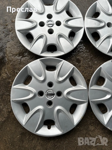 4 броя оригинални тасове за Nissan Micra 15, снимка 2 - Аксесоари и консумативи - 53408233