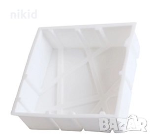 Квадрат на резки черти силиконов молд силиконова форма за пай кекс мус десерт сладкиш, снимка 2 - Форми - 33032762